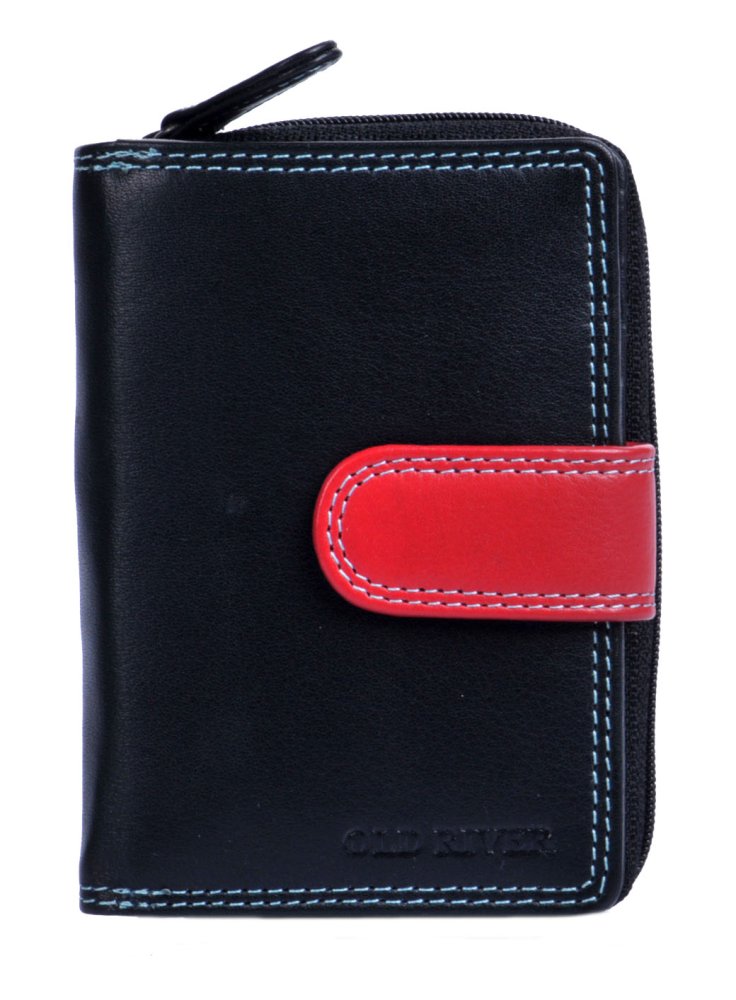 Levně Old River dámská peněženka Old River FL-456-MULTI-BLACK