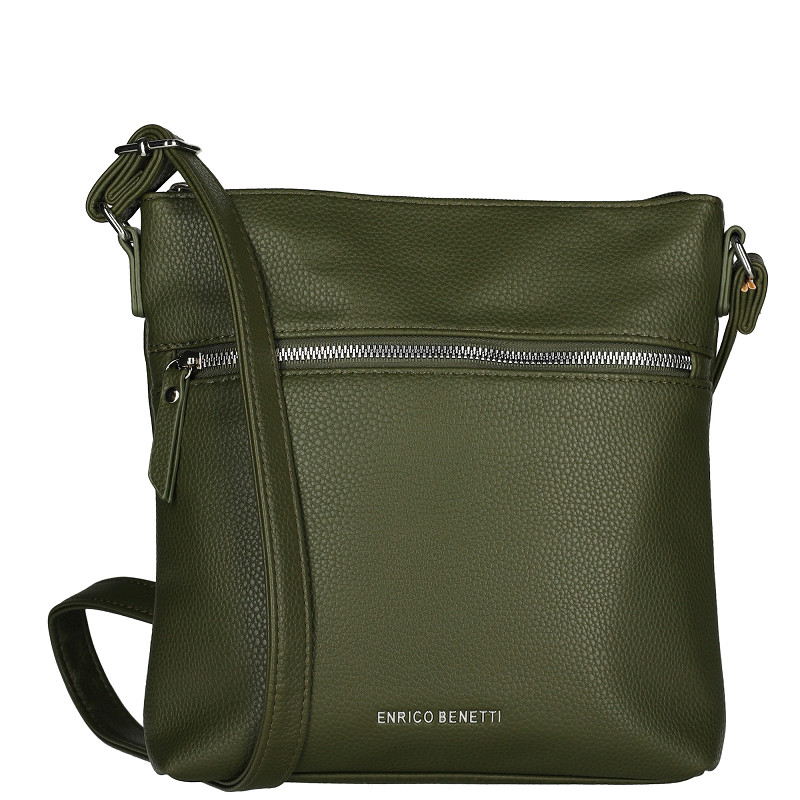 Levně Dámská crossbody kabelka Enrico Benetti Sarah 66715-029 olivově zelená