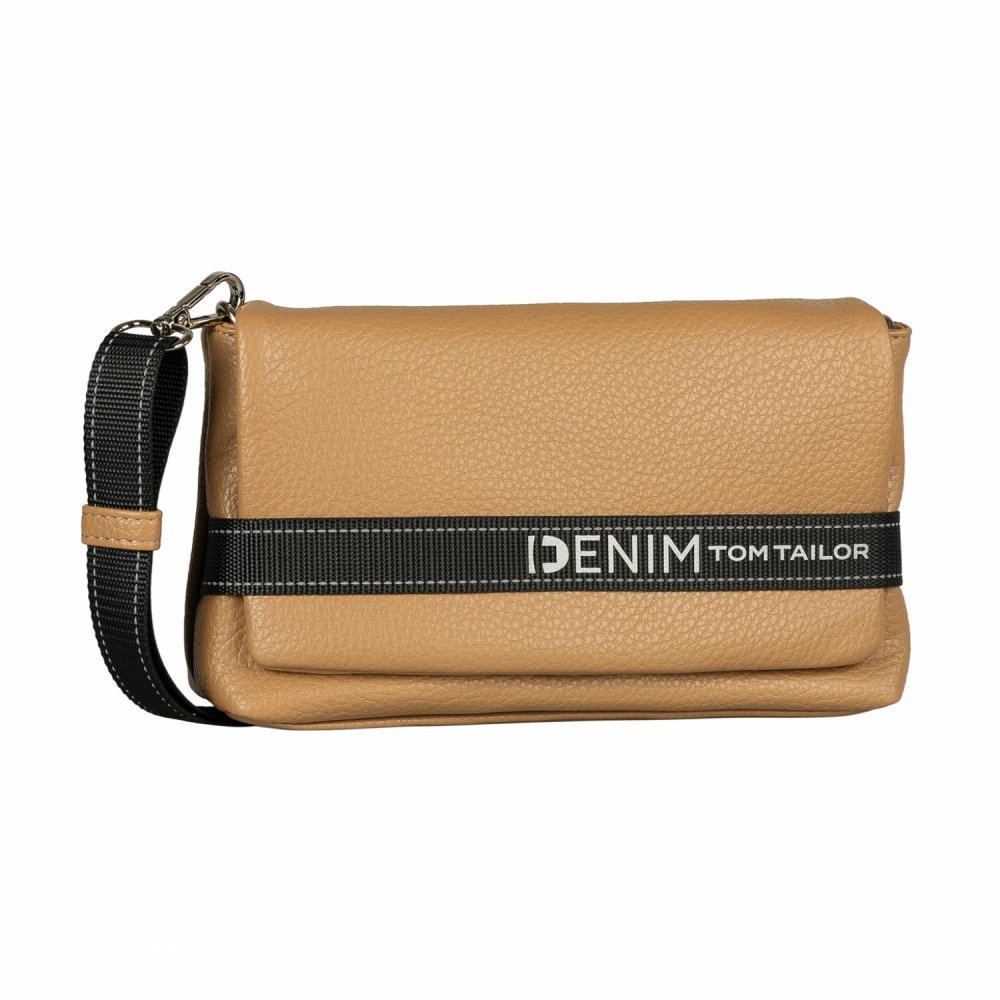 Tom Tailor Denim Marlow Flap Bag M 012013 camel – dámská crossbody kabelka