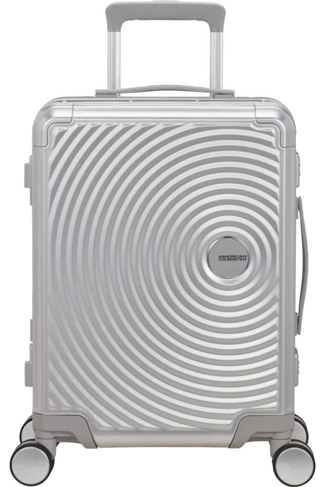 American Tourister Soundbox Alu Spinner 55 cm Silver 155707-1776