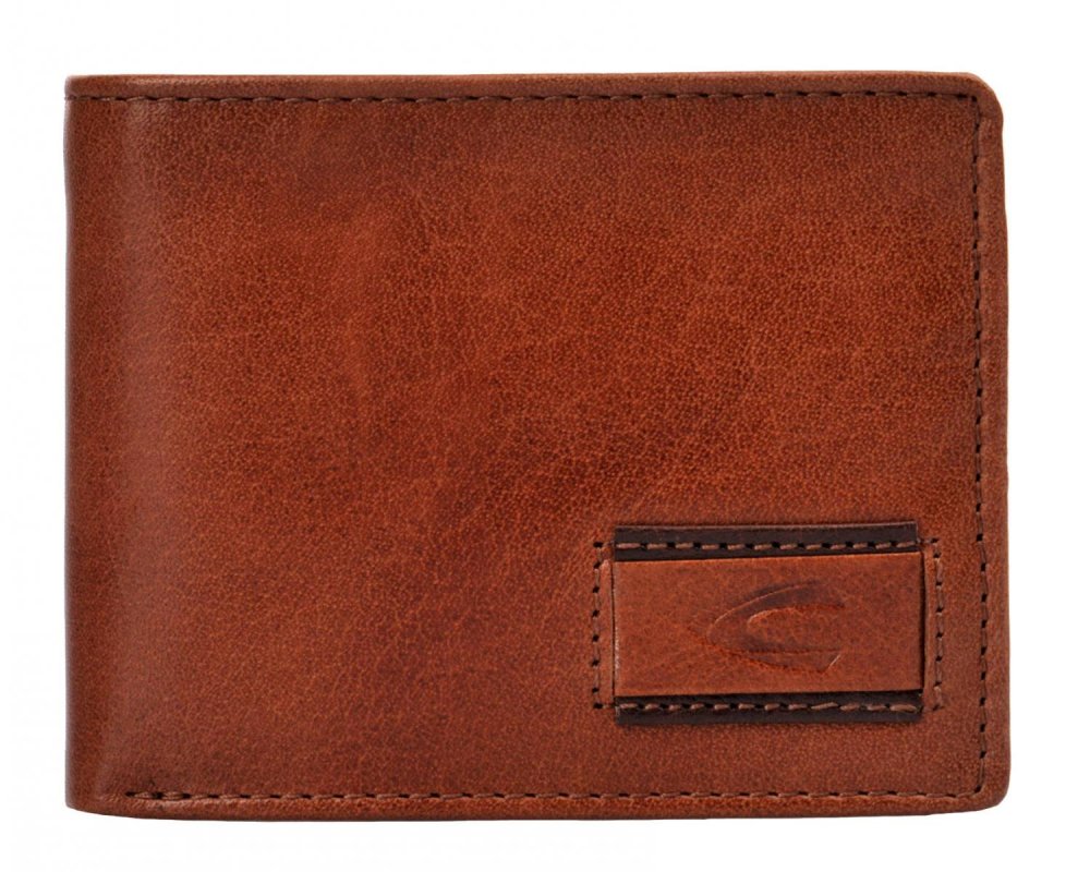 Camel Active malá kožená pánská peněženka 250-703-22 přírodní hnědá