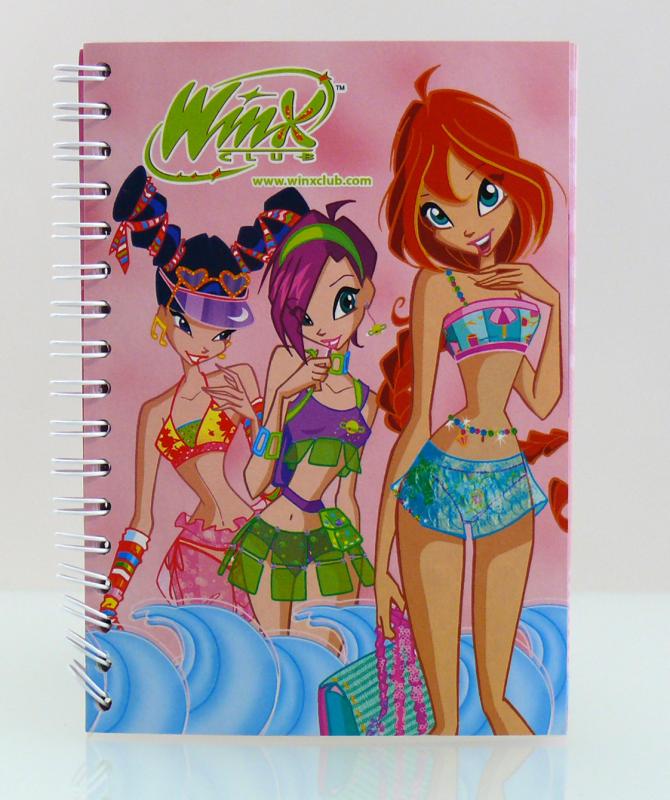 Levně Winx Malý poznámkový blok A6 linky 040646