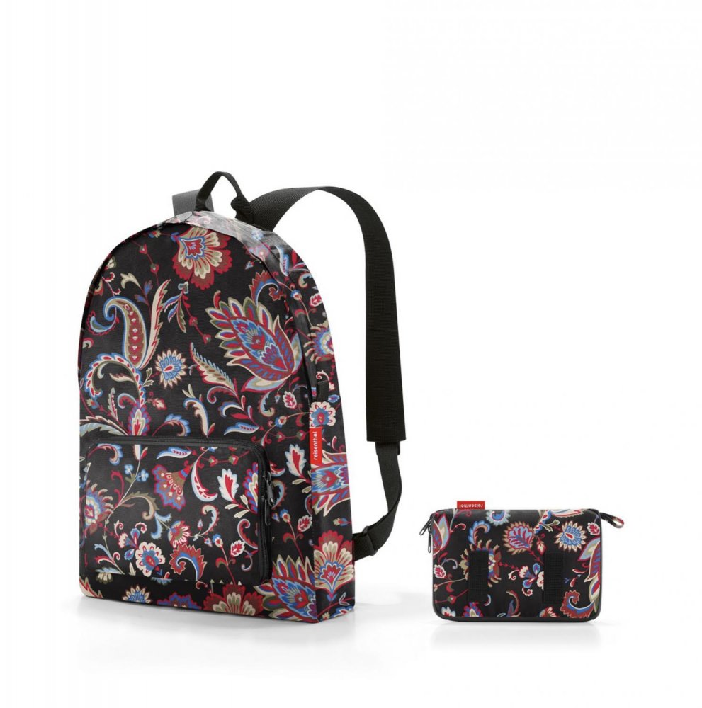 Reisenthel mini maxi rucksack paisley black AP7064