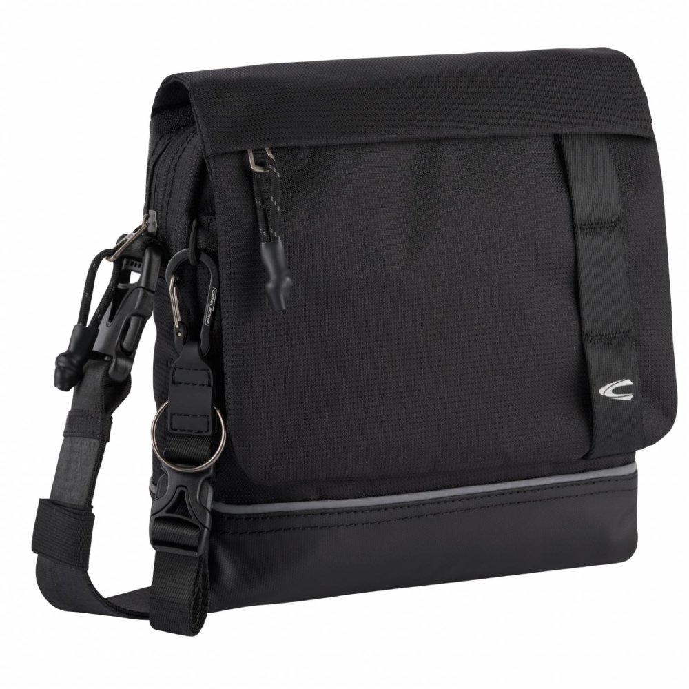 Camel Active Connect Flap Bag S pánská taška přes rameno černá 012224