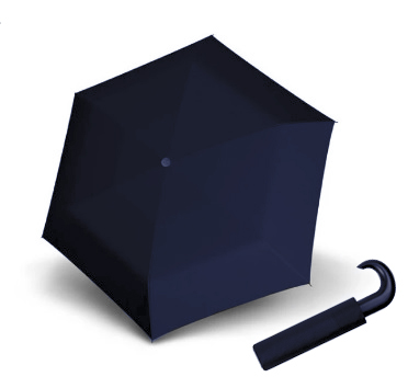 Levně Pánský plně automatický deštník Doppler Fiber Magic Hook uni navy 744063DMA tmavě modrý