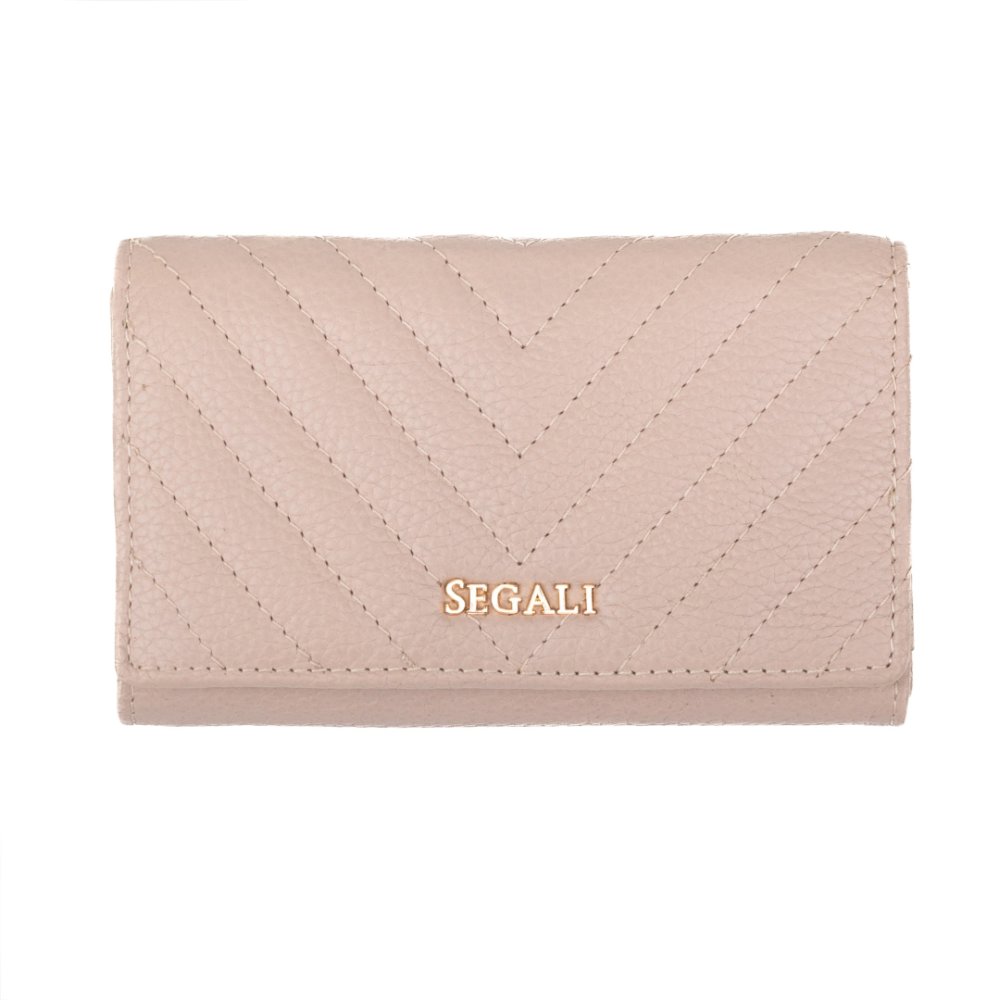 Levně Dámská peněženka kožená SEGALI 50512 pink - světle růžová