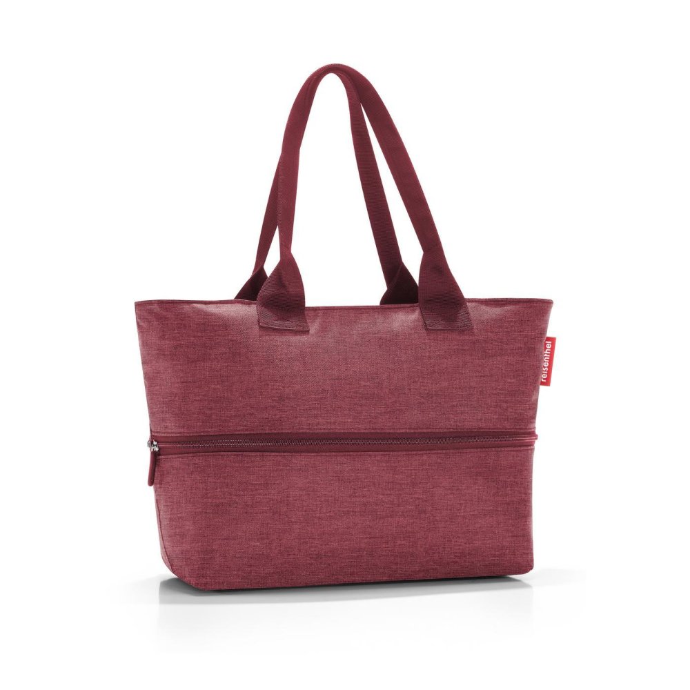 Levně Nákupní kabelka se zipem Reisenthel Shopper E1 twist maroon RJ3104
