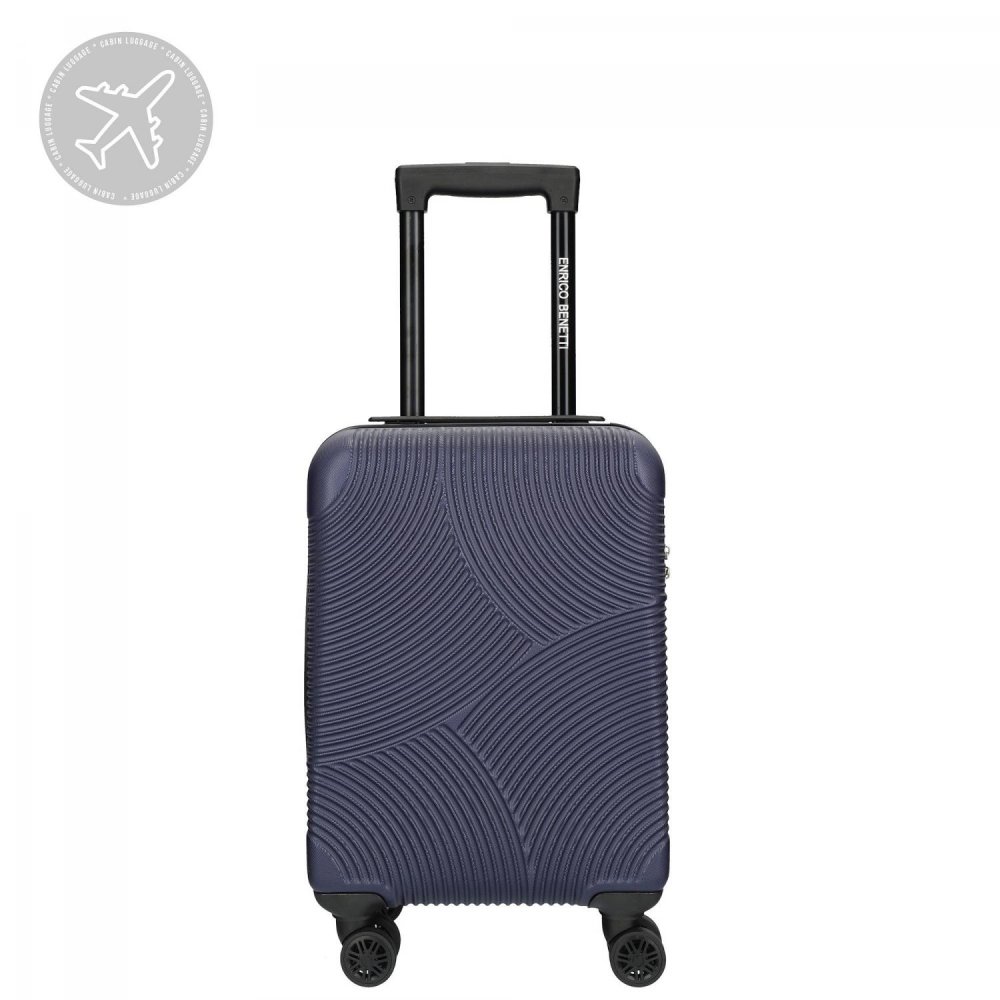 Levně Kufr do letadla 55 cm Enrico Benetti Louisville S Navy 39040-50-002