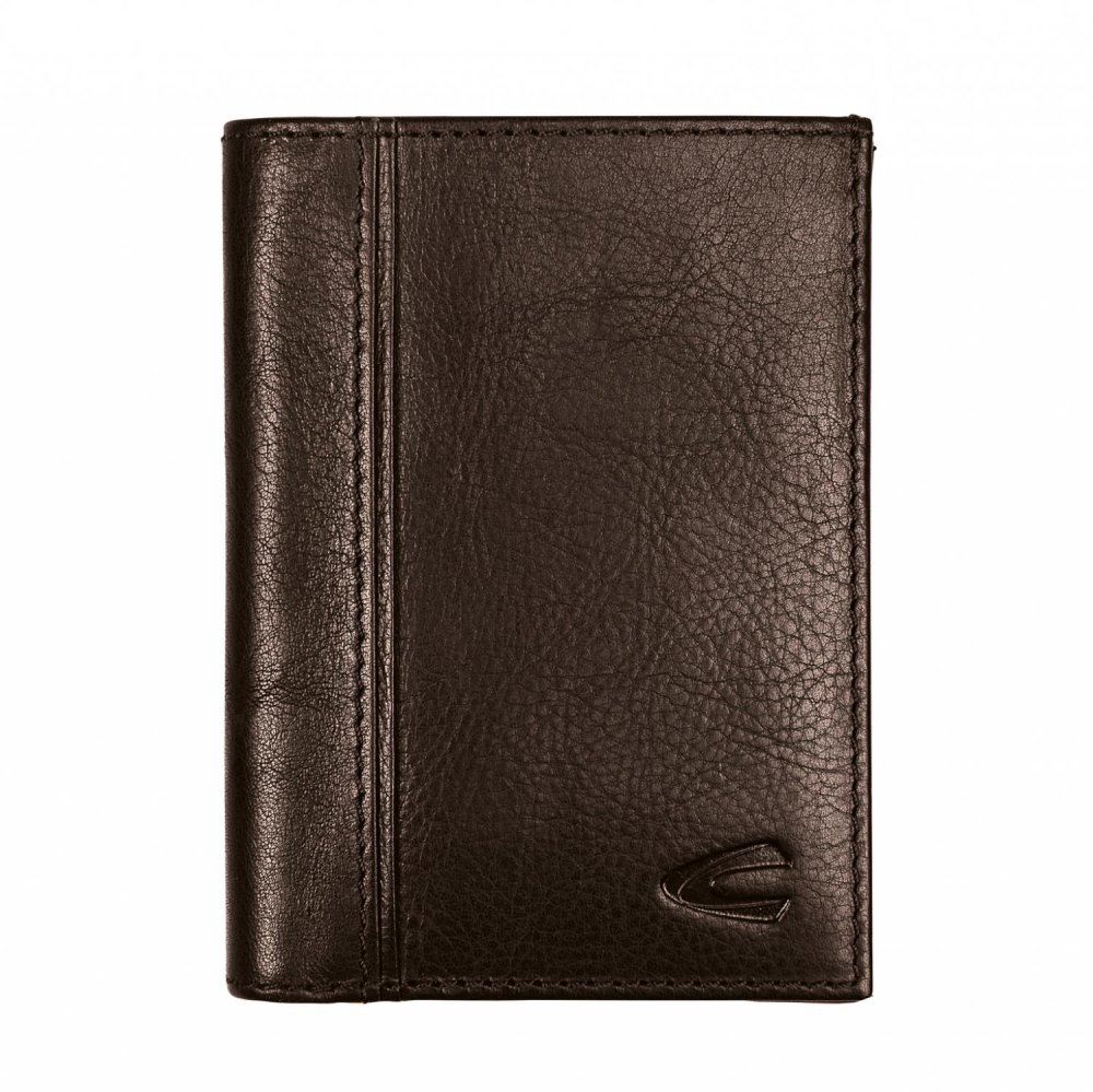 Camel Active Pine pánské kožené pouzdro na karty RFID tmavě hnědé 011871