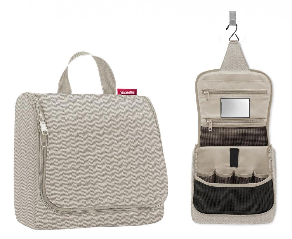 Levně Kosmetická taška Reisenthel Toiletbag herringbone sand WH6049