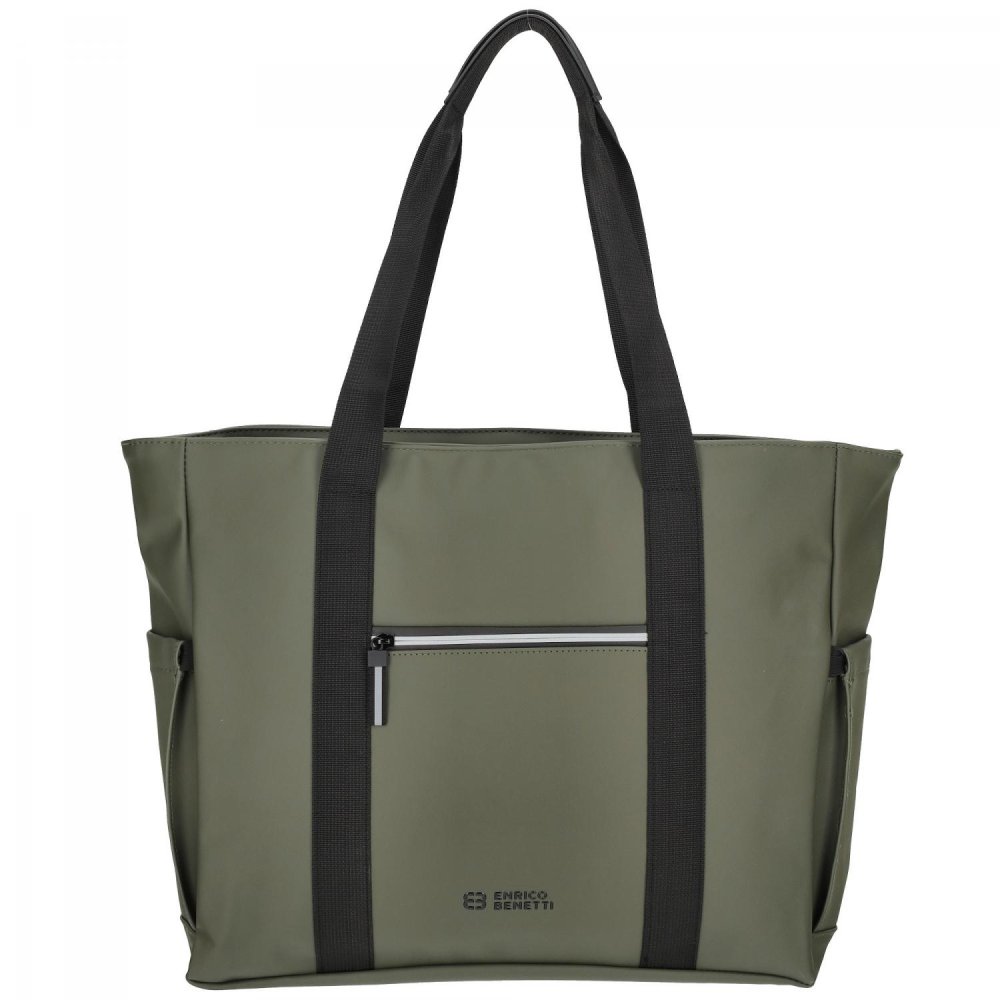 Levně Shopper taška Enrico Benetti Bergen 56008-029 zelená