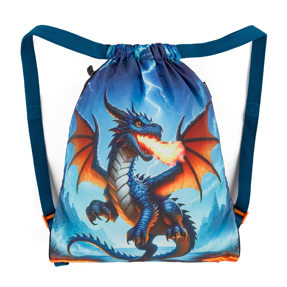 Levně Sáček na tělocvik CITY BAG LUMI 26 D drak