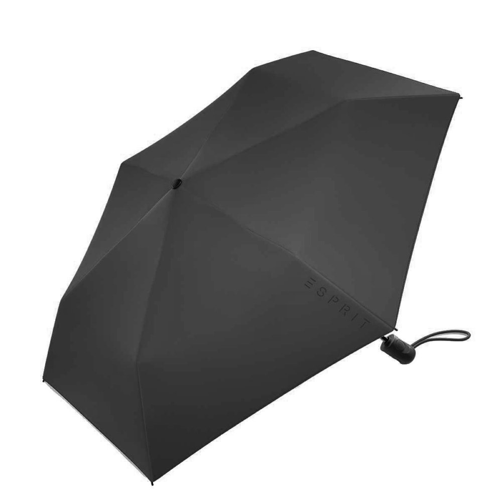 Levně Černý skládací automatický deštní Easymatic Slimline black 57801