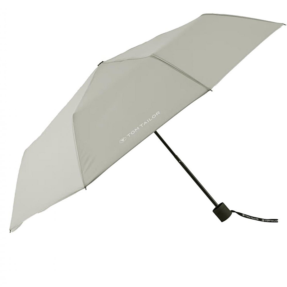 Skládací deštník Tom Tailor 211TTB – šedý, průměr 90 cm