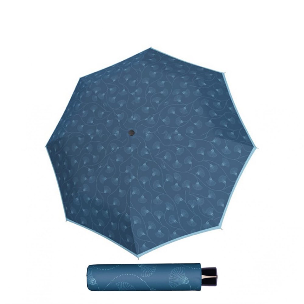 Dámský skládací deštník Doppler Fiber Mini Style 7264653006 modrý