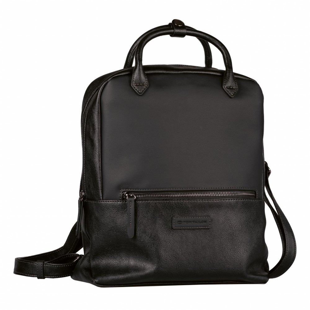 Levně Elegantní dámský batoh Tom Tailor Gia Backpack L černý 10890