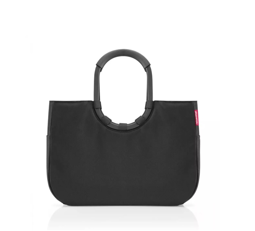 Levně Moderní nákupní košík z udržitelného materiálu Loopshopper L frame black/black OR7040