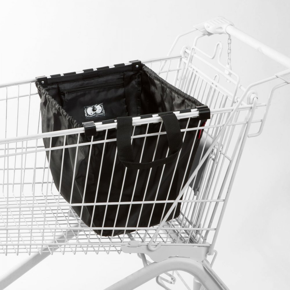 Levně Nákupní taška do nákupního košíku easyshoppingbag black UJ7003