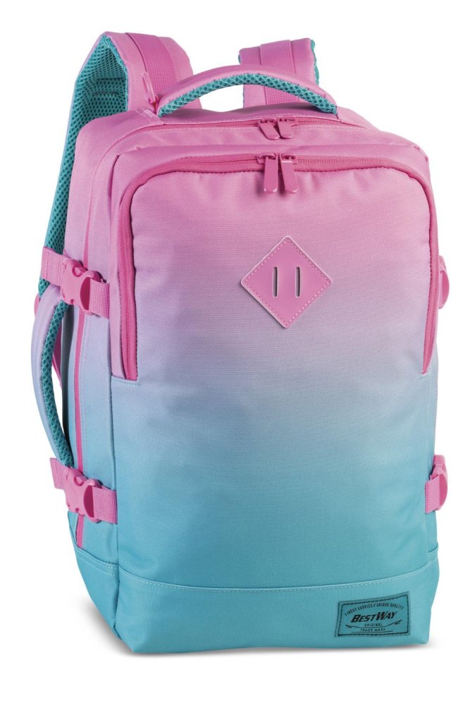 Bestway Batoh Cabin Pro Small tyrkysová/růžová 20l