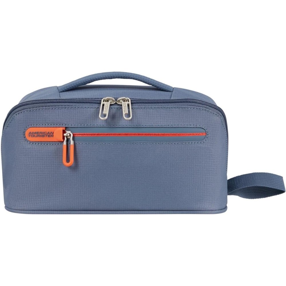 American Tourister Cloudrider Washbag – cestovní kosmetická taška Stone Blue 157362-E612 šedo / modrá