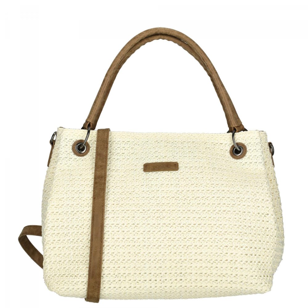 Levně Enrico Benetti kabelka Ibiza Handbag 78017-004 béžová