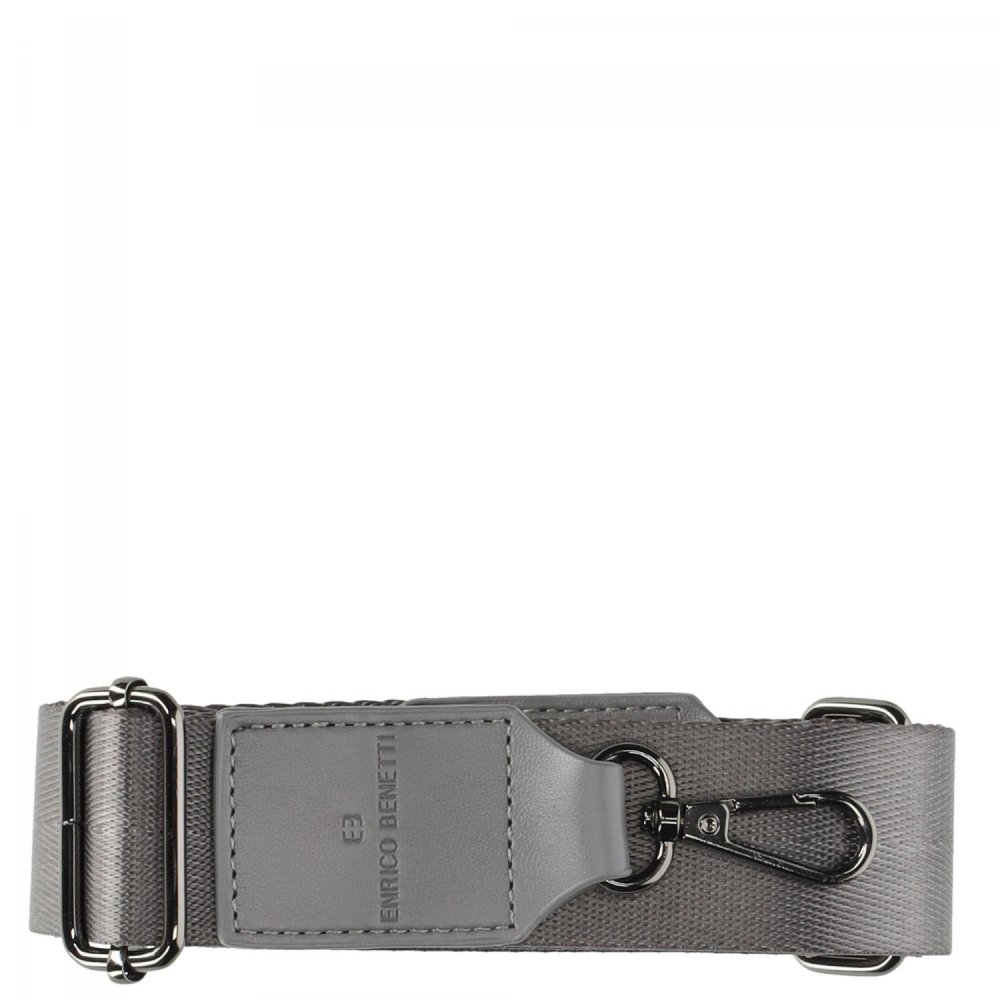 Náhradní popruh na kabelku Enrico Benetti 88010-124 šedý, 4 cm